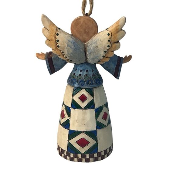 Jim Shore 2002 Angel Heartwood Creek Hanging Ornament C107462 Collectible Tag - Picture 2 of 8